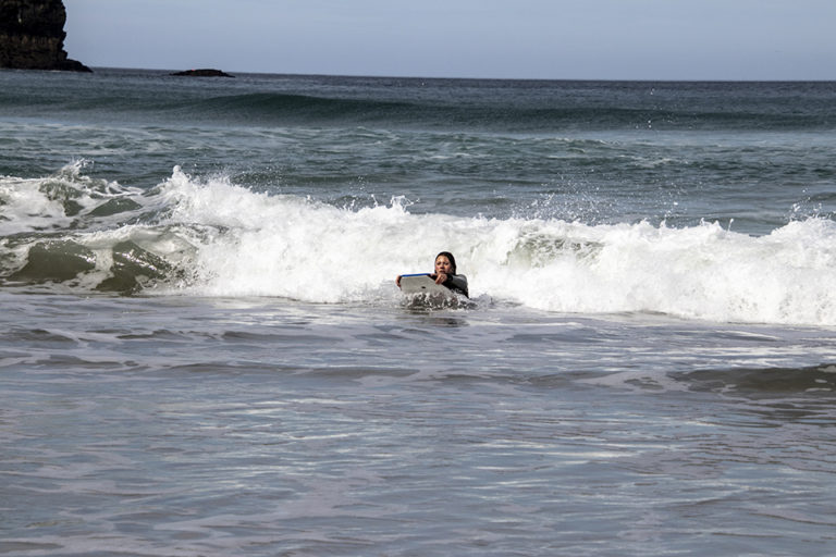 10 Trebarwith - Girl Surfing 5411